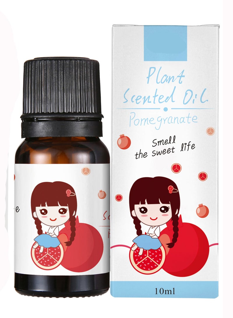 1-Piece 10ML Essential Oil For Air Humidifier,Flavors Aroma Diffuser Natural Plant Oil,Plant Fragrance Use For Air Fresh or Relieve Stress,Fragrance Pomegranate - Image 1