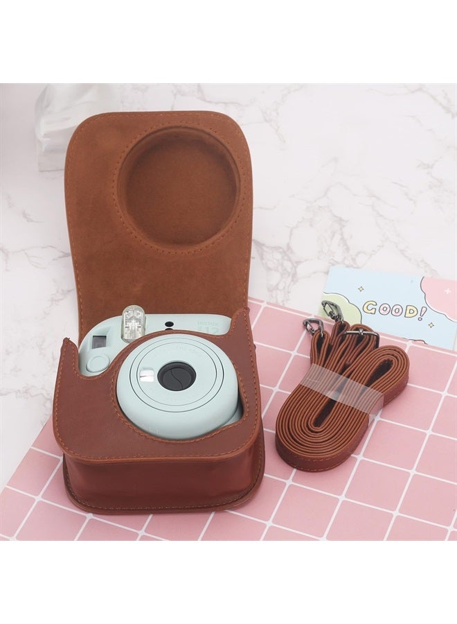 Frankmate Protective Case Compatible with Fujifilm Instax Mini 12 11 9 8 Instant Film Camera with Accessory Pocket and Adjustable Strap - Image 4