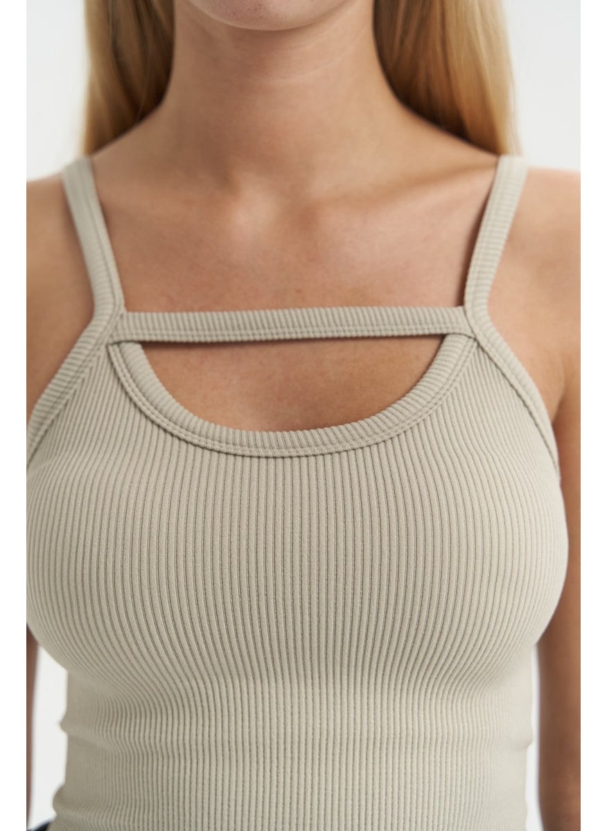 Noam Soft Khaki Front Detail Ribbed Crop - pzsku/Z2A43A642FD533E955707Z/45/_/1741093456/ca2fdd99-ab05-41e6-b1cf-16b2e76d0110