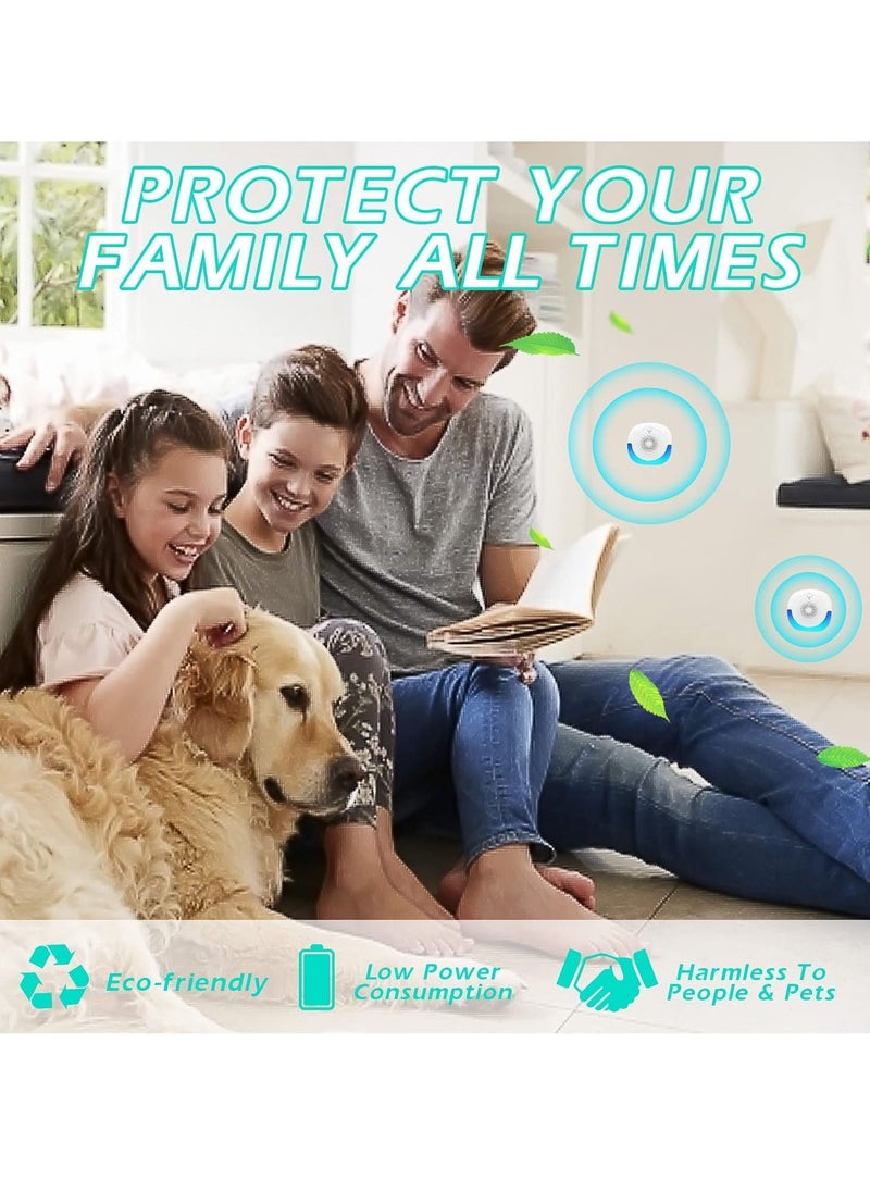 KASTWAVE Ultrasonic Pest Repeller, Electronic Plug-in Indoor Ultrasonic Pest Repellent, Indoor Pest Control for Mosquitoes, Roaches, Mice, Ants, Humans Pets Safe Effective Pest Defender 6 Packs  - Image 5