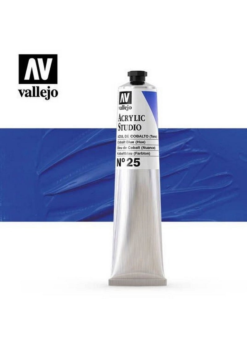 فاليجو أنبوب الفنان Acrylic Studio Cobalt Blue #25 - 125 مل لموسيقى البلوز