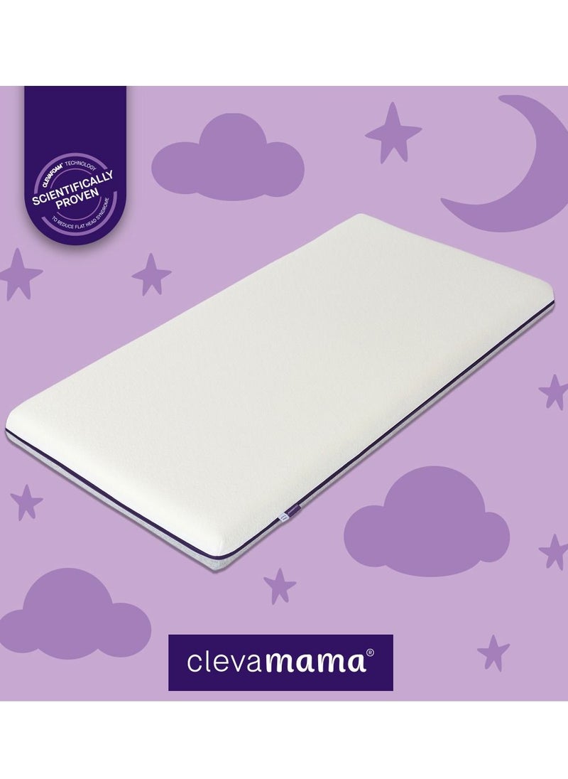 Clevamama - ClevaFoam Support Mattress, Enhanced Airflow, 70x140x9 cm, Cot Bed Size - Image 1