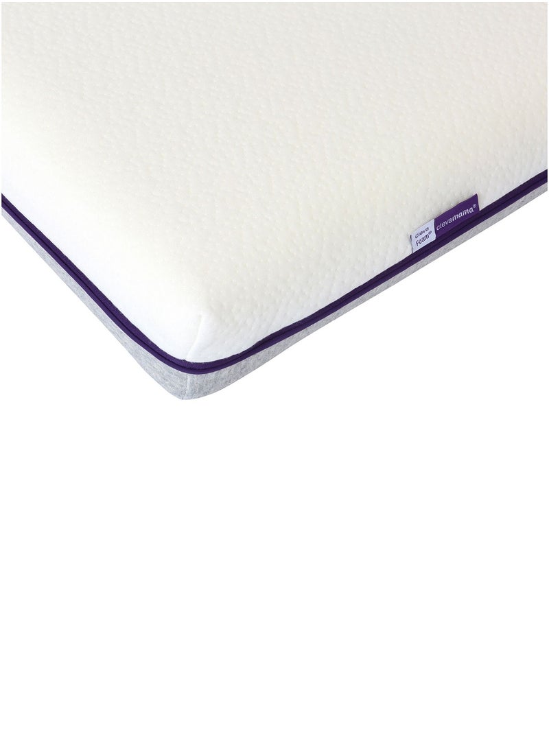 Clevamama - ClevaFoam Support Mattress, Enhanced Airflow, 70x140x9 cm, Cot Bed Size - Image 1
