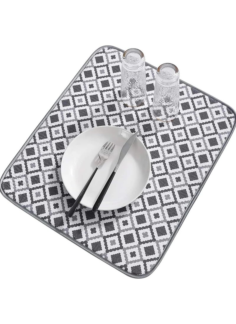 Dish Drying Mat, Cup Drying Mat, Super Absorbent Microfiber Dish Drying Mat, Kitchen Utensil Drying Mat, Size 40 * 50cm, Random Colors and Drawings (3) - pzsku/Z2A43EC498EB5C11494A3Z/45/_/1714991604/b078c199-32a5-4451-8d1f-f09e414c3818