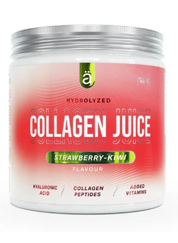 nano SUPPS Collagen Juice Strengthens hair and nails - Strawberry Kiwi - (300 g)