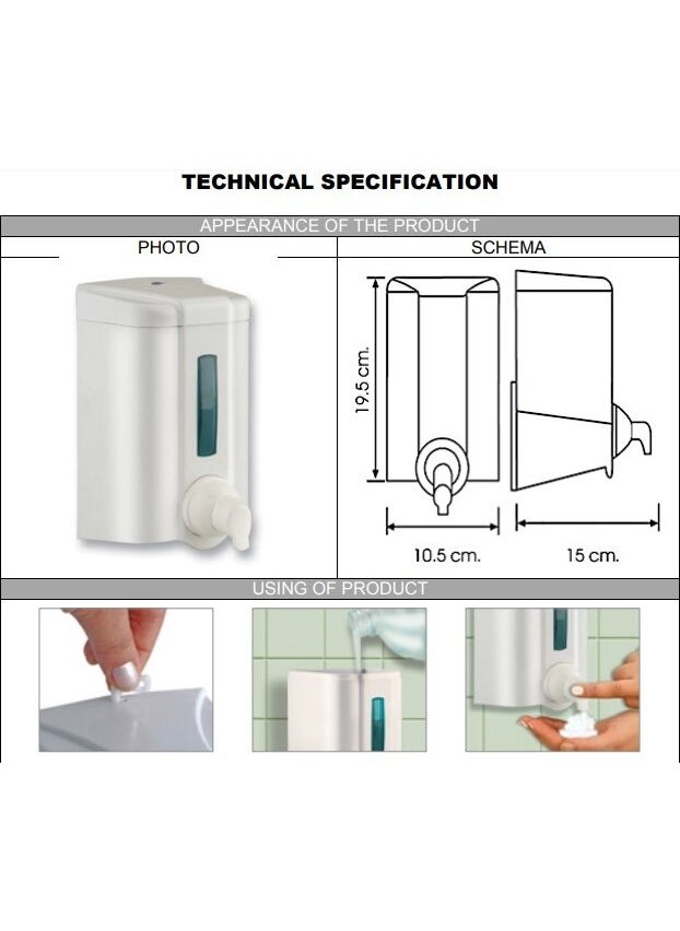 F4T Foam Dispenser with Chamber 1000 ml Transparent - pzsku/Z2A43F68E38C079391A5EZ/45/_/1741810953/5fea7336-cf20-422b-b12c-c44caf046452