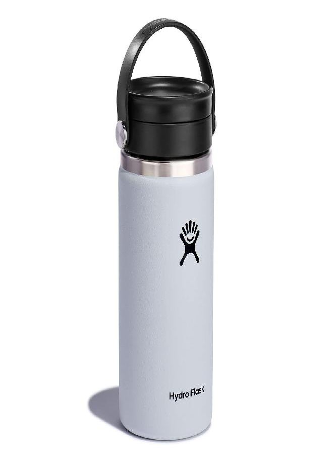 Hydro Flask Hydro Flask 16 oz Wide Mouth Bottle with Flex Sip Lid White  - Image 1