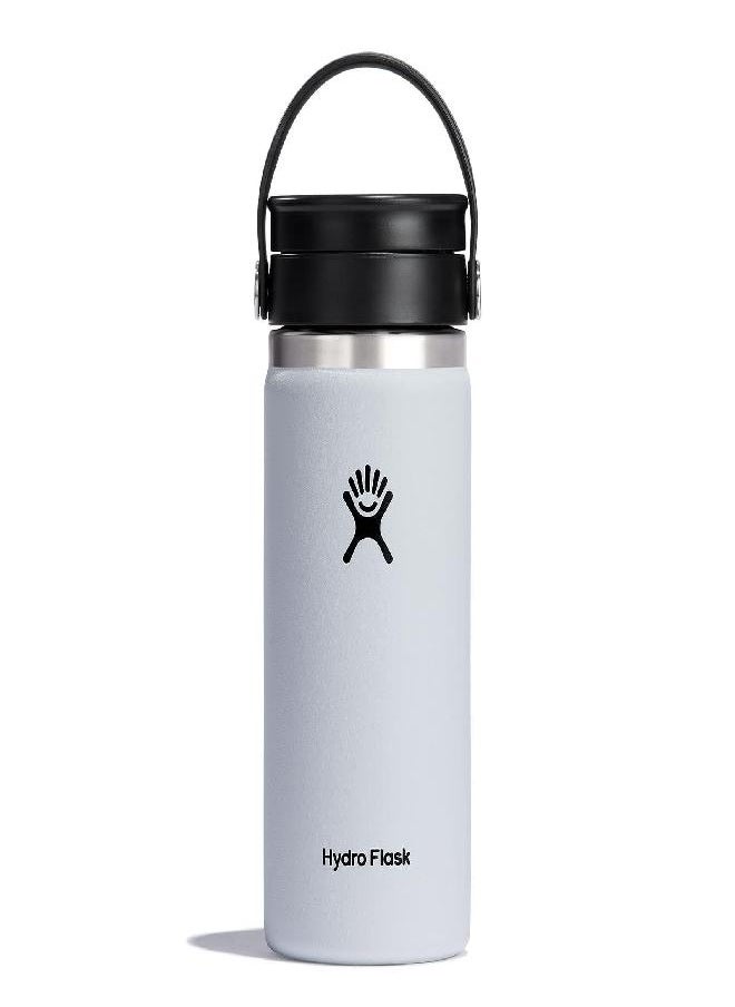 Hydro Flask Hydro Flask 16 oz Wide Mouth Bottle with Flex Sip Lid White  - Image 4