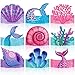 Adecortalk 36 Pcs Mermaid Party Favor Hats Mermaid Party Hats for Kids Birthday Headbands Adjustable Paper Crown for Girls Kids Under The Sea Ocean Birthday Party Decorations Supplies - Image 3