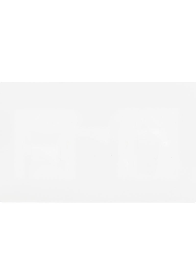 1GANG BLANK PLATE- WHITE P 3X6