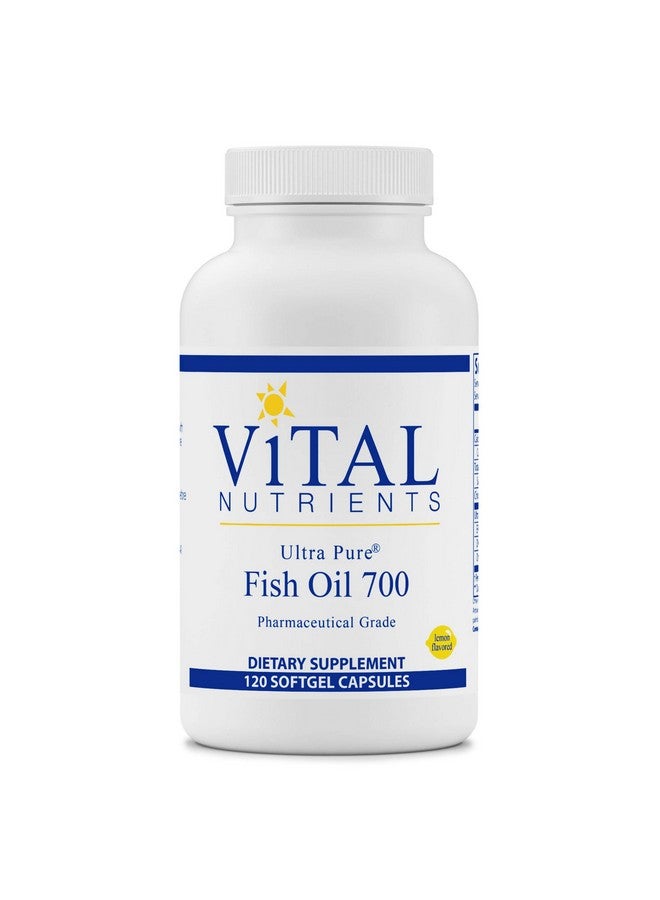 Vital Nutrients Ultra Pure Fish Oil 700 Pharmaceutical Grade Hipotency Wild Caught Deep Sea Fish Oil Cardiovascular Support With Epa And Dha 120 Softgels - Image 2