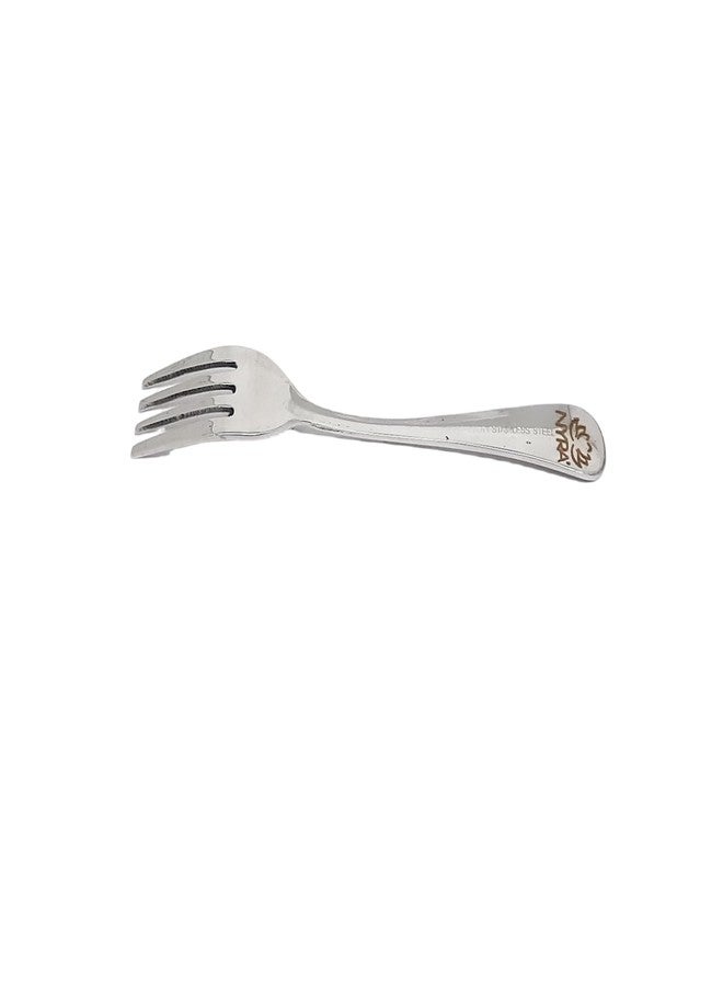 Nyra® Stainless Steel Fork Food Grade Steel for Home & Kitchen Set | Glossy Finish | (6) - Image 2