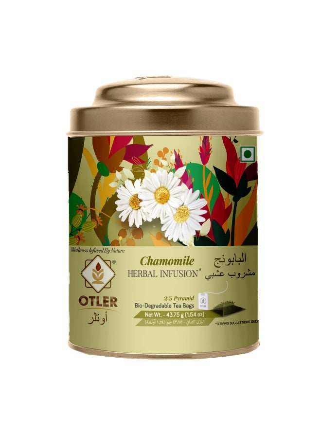 Otler CHAMOMILE GREEN TEA 25 TEA BAGS - Image 1