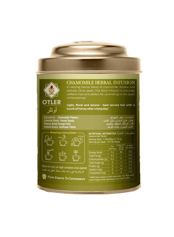 Otler CHAMOMILE GREEN TEA 25 TEA BAGS - Image 2