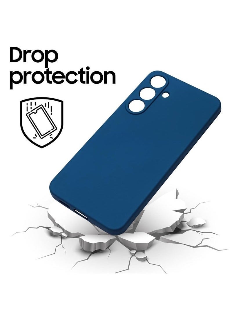 MUNTAQI Samsung Galaxy S25 Plus Case Cover | Liquid Silicone | Scratch-Resistant | Anti-Fingerprint | Shockproof Bumper | Full-Body Protection | Soft-Touch Slim Protective Cover for Samsung Galaxy S25 Plus 6.7-inch - Image 4