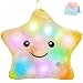 WEWILL 13 Creative Twinkle Star Glowing LED Night Light Plush Pillows Stuffed Animals Toys Birthday Christmas Holiday Valentines Gifts for Toddlers GirlsYellow - Image 4