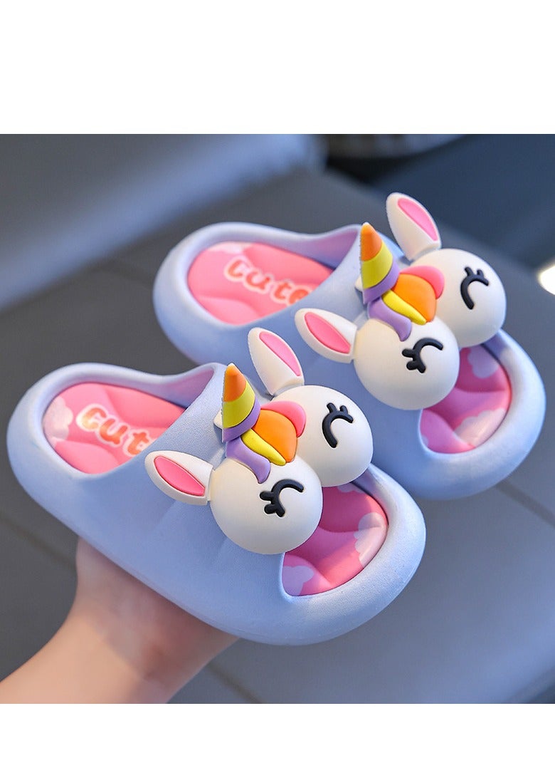 تشغيل المكالمة صنادل للبنات والأولاد، شبشب صيفي للأطفال، مناسب للشاطئ وحمام السباحة والاستحمام، للجنسين، شبشب ناعم مفتوح الأصابع، شبشب كرتوني، مناسب للاستخدام الداخلي والخارجي - Image 1