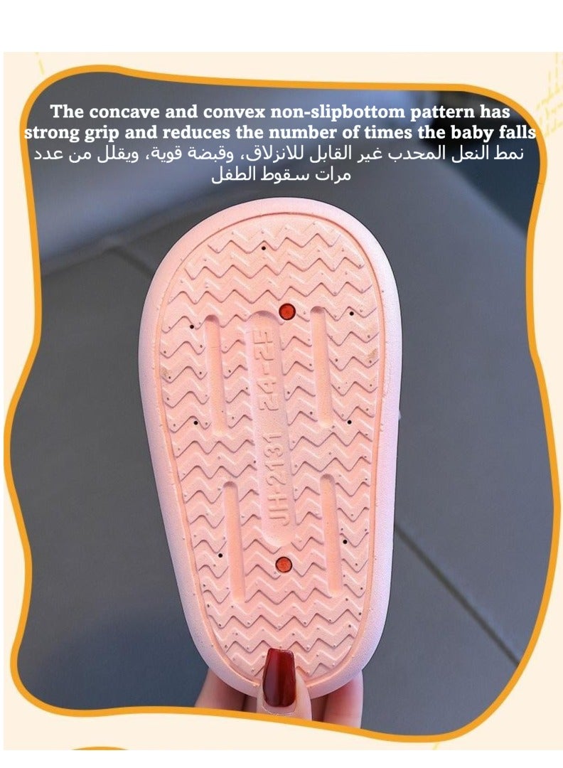 تشغيل المكالمة صنادل للبنات والأولاد، شبشب صيفي للأطفال، مناسب للشاطئ وحمام السباحة والاستحمام، للجنسين، شبشب ناعم مفتوح الأصابع، شبشب كرتوني، مناسب للاستخدام الداخلي والخارجي - Image 3
