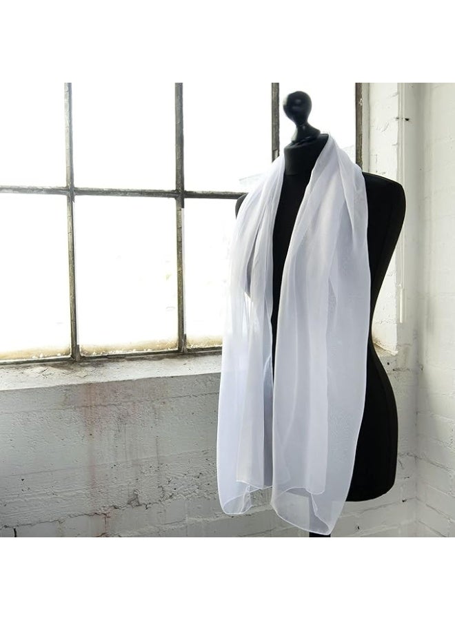 Women's Women's Neck Plain Chiffon Scarf Women's Scarf - Image 5