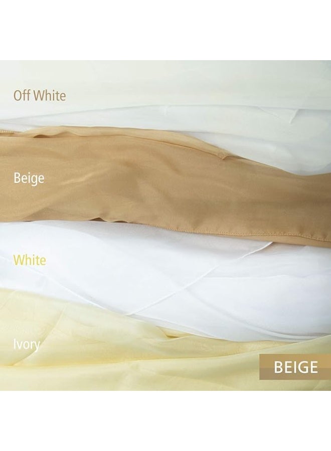 Women's Women's Neck Plain Chiffon Scarf Women's Scarf - Image 4