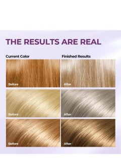 Karseell Karseell maca power Purple Hair Mask and Purple Shampoo Set, Neutralizes Brass & Yellow Tones for Blonde, Gray, Silver Color Treated Hair, 2 x 16.9floz  - Image 5