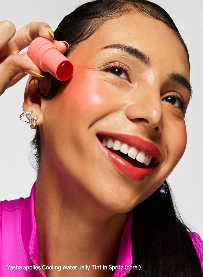 MILK MAKEUP MILK MAKEUP Cooling Water Jelly Tint Lip + Cheek Blush Stain (Spritz - Coral Orange) .17 oz / 5 g  - Image 5