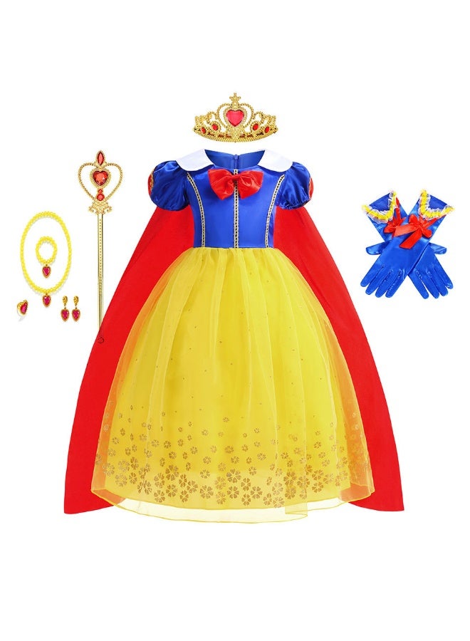 NIBEMINENT Snow White luxury heavy industry puffy dress Halloween lace children's dress - Image 1