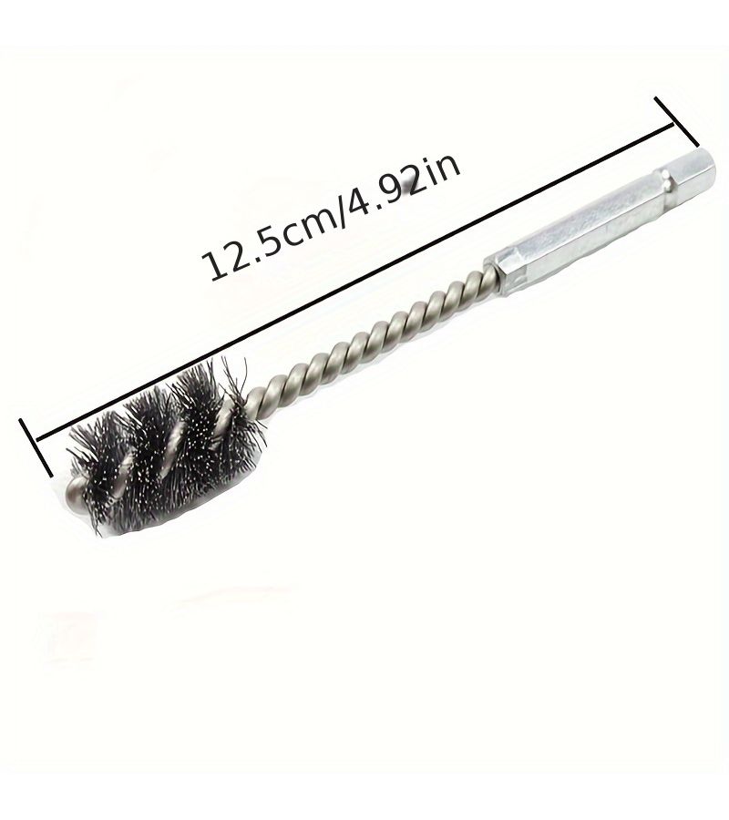 4 Pieces Stainless Steel Wire Brush Bore Brush Set For Drill Cleaning - Image 2