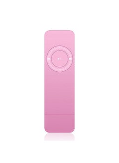 Portable MP3 Music Player with Clear Sound Quality TF Card Slot Rechargeable Lithium Battery Support MP3/WMA Audio Format Pink