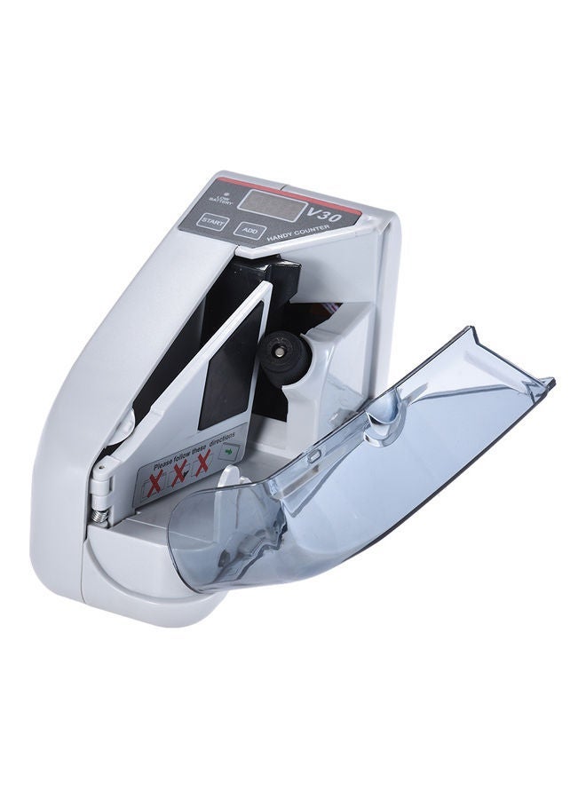 NIBEMINENT Mini Handy Counter Money Currency Counting Machine white - Image 3