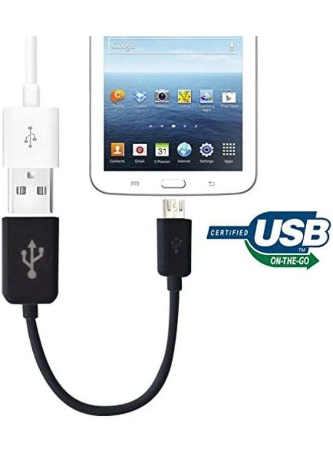 ​كابل كونف كابل توصيل Micro USB OTG – محول من USB أنثى إلى Micro USB ذكر للهواتف الذكية والأجهزة اللوحية التي تعمل بنظام Android - Image 5