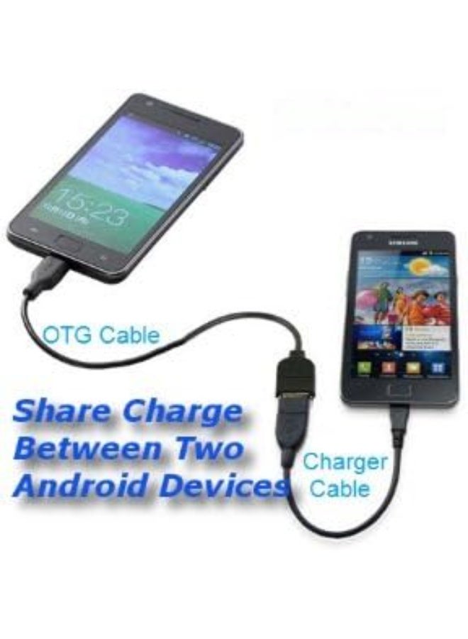 ​كابل كونف كابل توصيل Micro USB OTG – محول من USB أنثى إلى Micro USB ذكر للهواتف الذكية والأجهزة اللوحية التي تعمل بنظام Android - Image 3