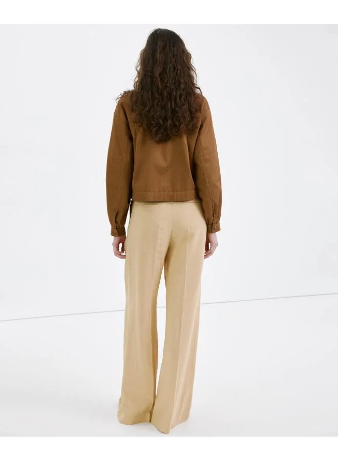 MANGO  Straight mid-rise trousers for Women | Best Price UAE