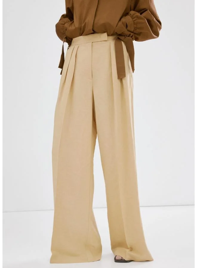 MANGO  Straight mid-rise trousers for Women | Best Price UAE