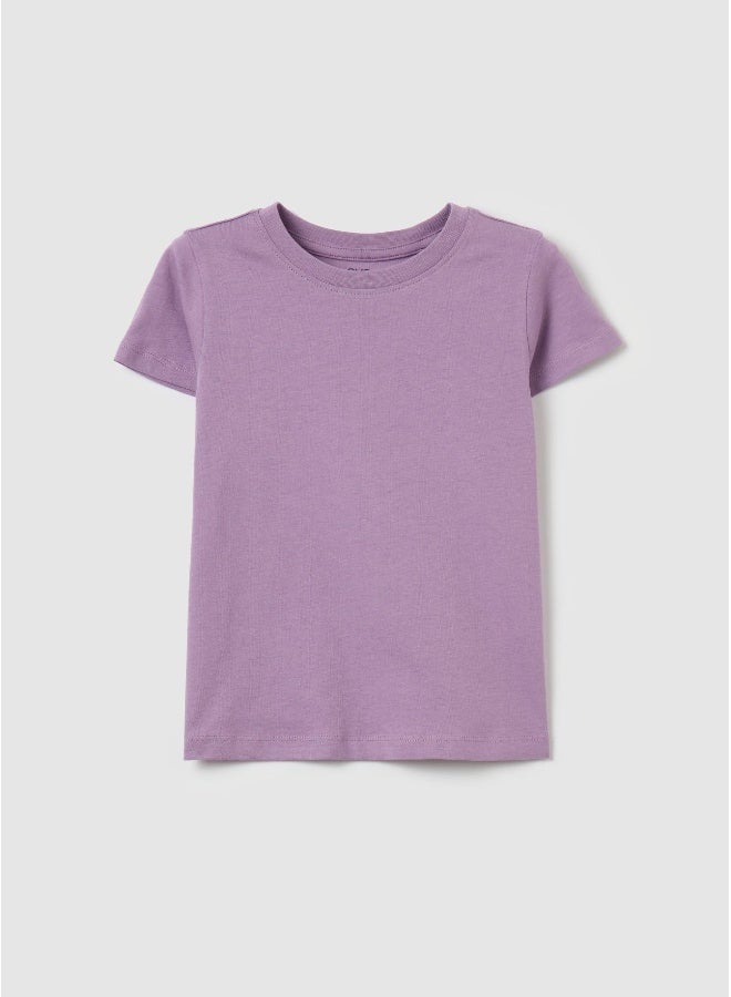 Ovs Organic cotton T-shirt with round neck - Image 1
