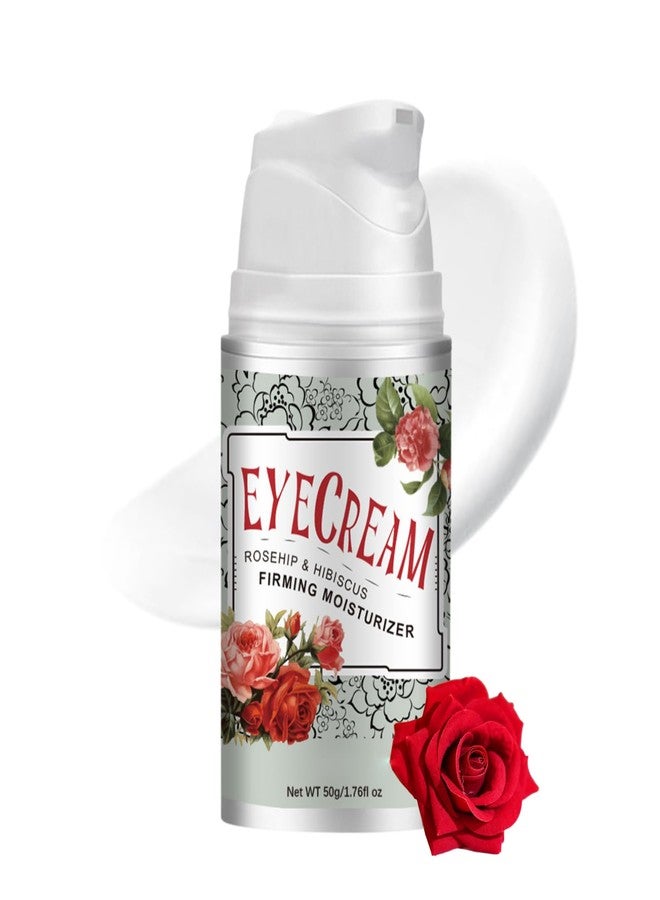 Evolvique Rosehip Under Eye Cream for Dark Circles - Eye Cream Anti Aging - Anti Wrinkle eye cream for Puffiness and Bags Under Eyes - Firming Eye Serum for Women - Best Under Eye Treatment for Bags - Image 1