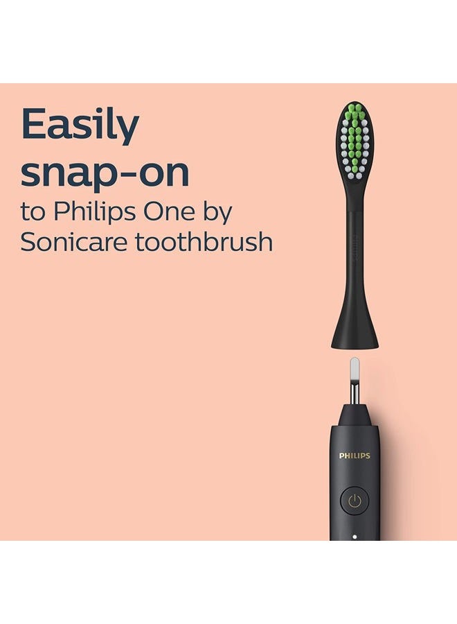 Philips One by Sonicare, 2 Brush Heads, Shadow Black, BH1022/06 - Image 4