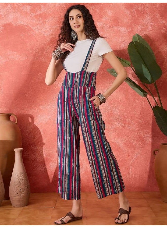 AKS Multicolor Dungaree - Image 4