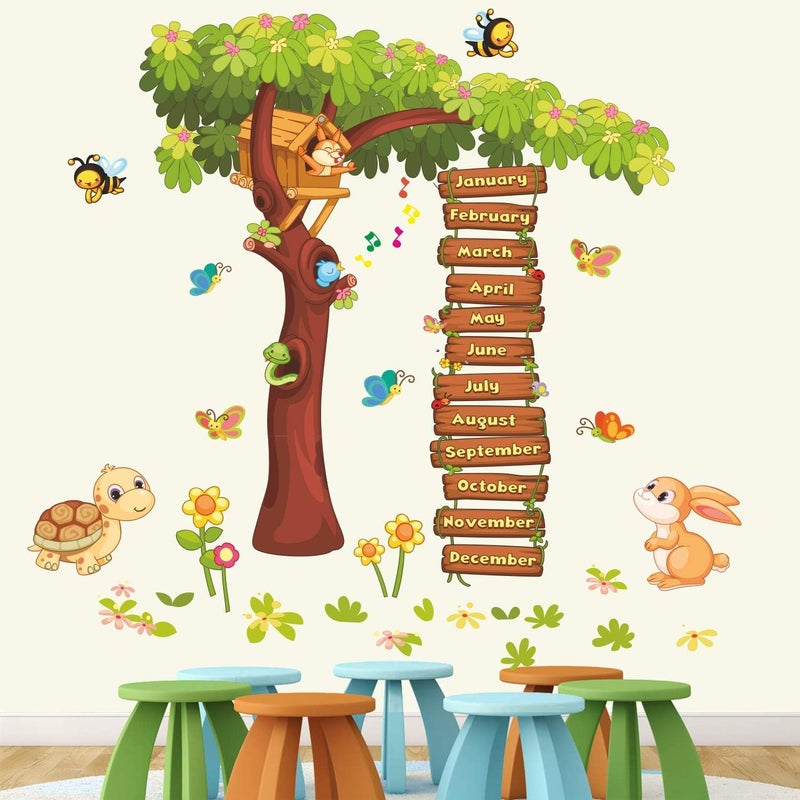 StickMe 'Months of The Year' Wall Sticker for Kids Room - Image 2