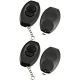 Shell Case Key Fob Remote fits Toyota RS3000 BAB237131022 Black Set of 2