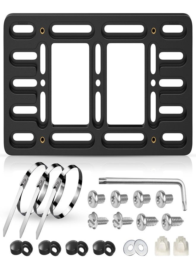 Podestaa Front License Plate Bracket Holder,No Drill License Plate Mount,Universal Bumper Car Tag Frame Mounting kit - Image 1