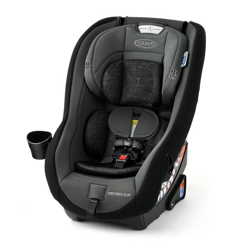 GRACO Graco Contender Slim Convertible Car Seat West Point SpaceSaving Design Lightweight and Compact