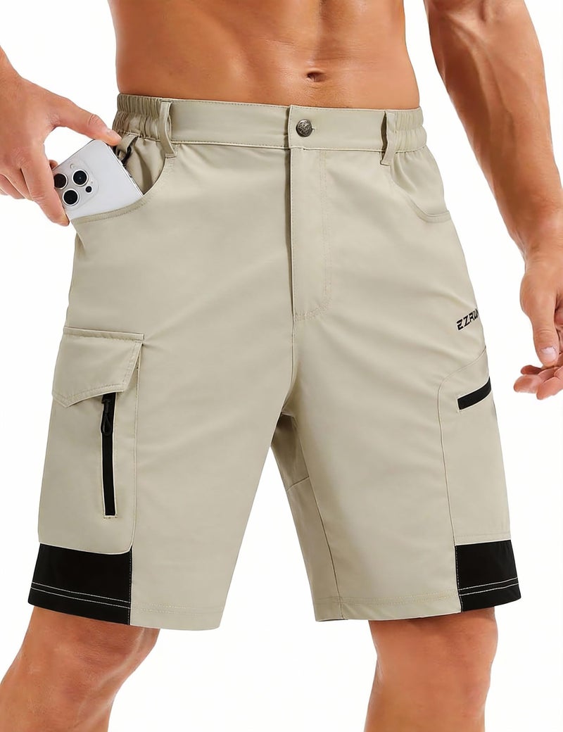 EZRUN Men's Hiking Cargo Shorts Quick Dry Golf Outdoor Work Tactical Shorts with Multi Pocket for Fishing Travel - Image 2