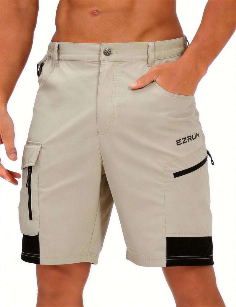 EZRUN Men's Hiking Cargo Shorts Quick Dry Golf Outdoor Work Tactical Shorts with Multi Pocket for Fishing Travel - Image 1