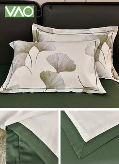 VAOdo 4PCS Queen Size Quilt Set  Atmospheric Luxury Print Summer Quilt Sets  Soft Bed Summer Quilt  Lightweight Microfiber Bedspread Modern Style Summer Quilt Sheets and Pillowcases for All Season Quilt  - Image 3