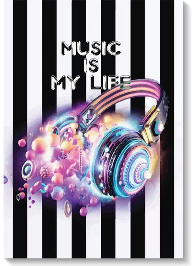 RYN Decorative Wall Art Painting Multicolour 40 x 60cm - Image 1