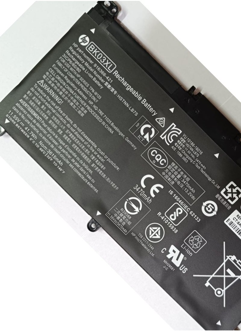 for HP - BK03XL FOR HP LAPTOP BATTERY - Image 1