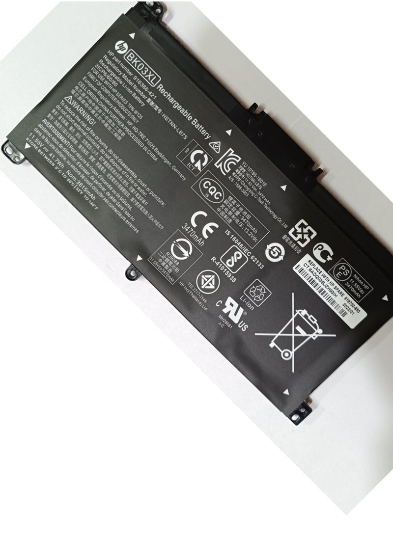 for HP - BK03XL FOR HP LAPTOP BATTERY - Image 1