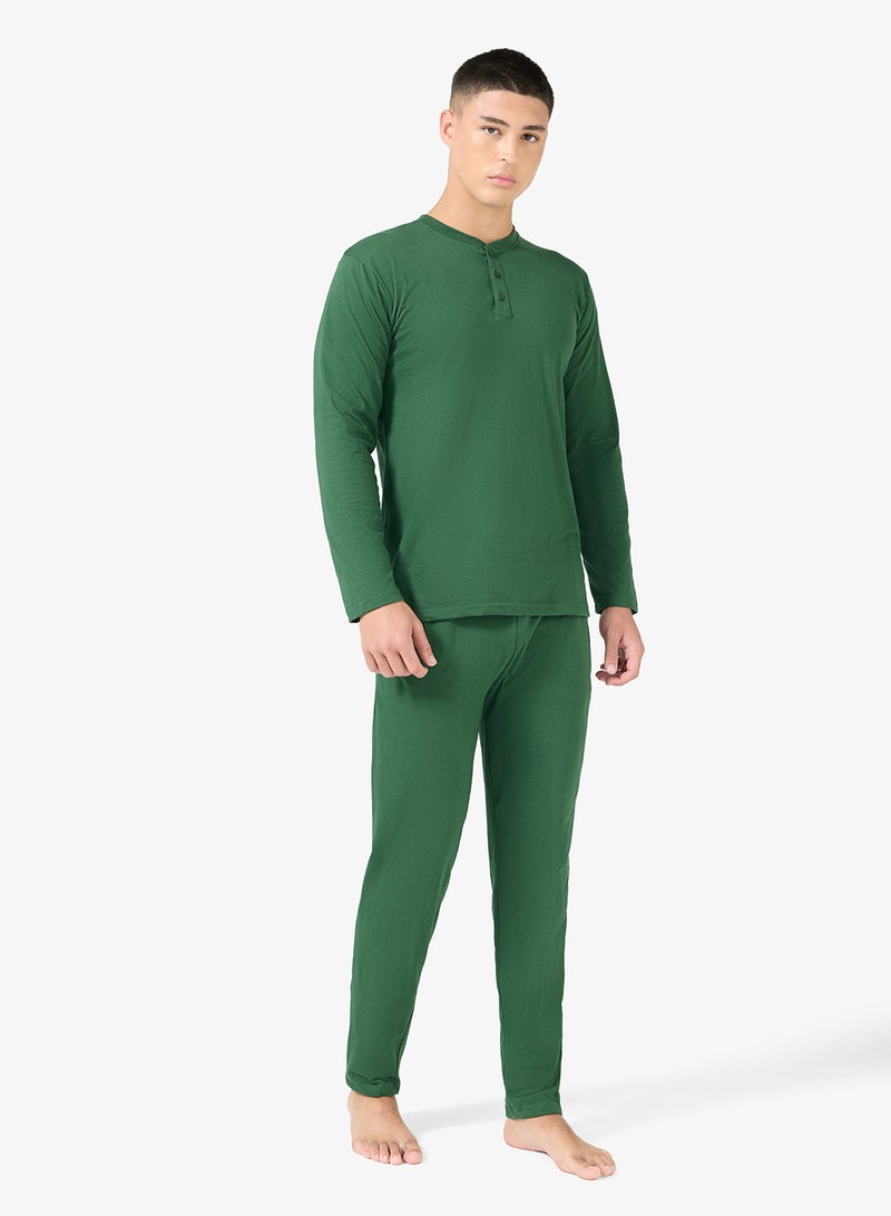 Seventy Five Essential Long Sleeve T-Shirt And Pyjamas Set - Image 1