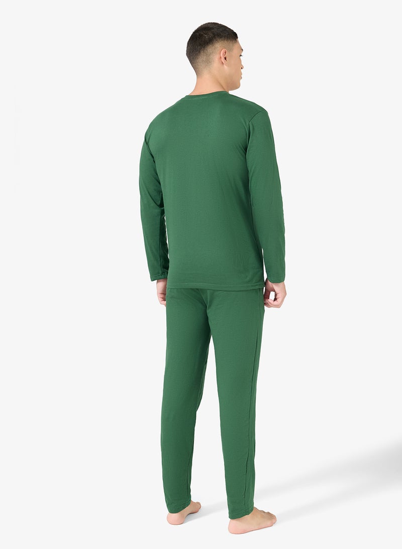 Seventy Five Essential Long Sleeve T-Shirt And Pyjamas Set - Image 2